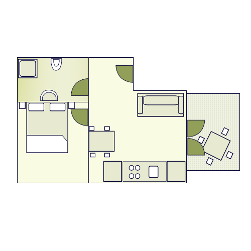 Schema essenziale dell'appartamento - 3 - 2